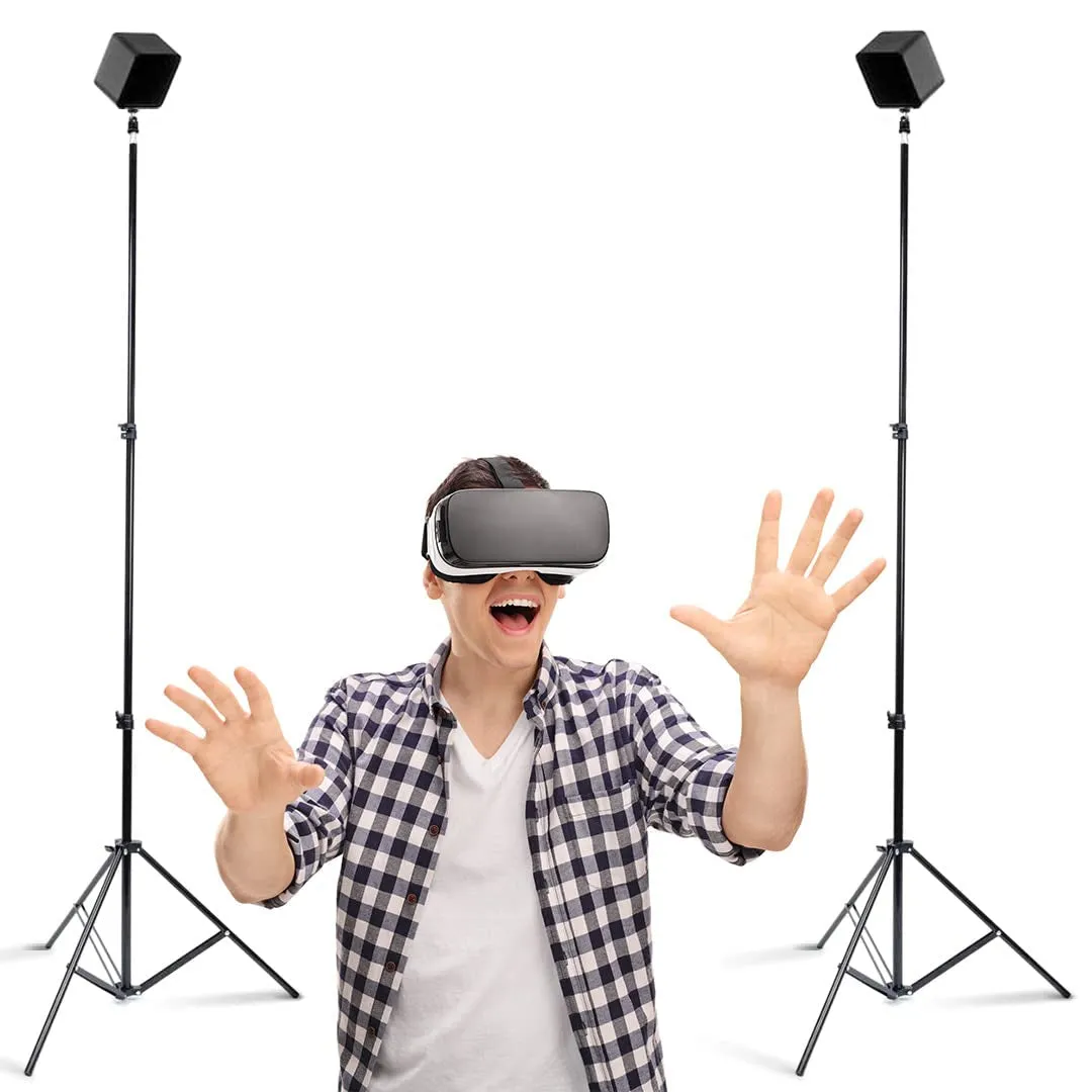 -Vr Tripod Stand, HTC Vive Base Station Compatible Sensor Stand and Base Station Mount for Vive Sensors or Oculus Rift Constellation (2 Stands)