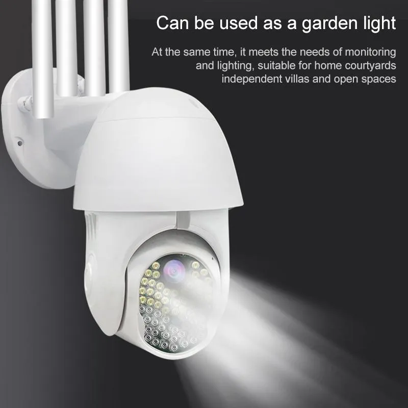1080P Hd Wifi Ip Camera With Night Vision Motion Detection Two-Way Intercom & Tf Card Support