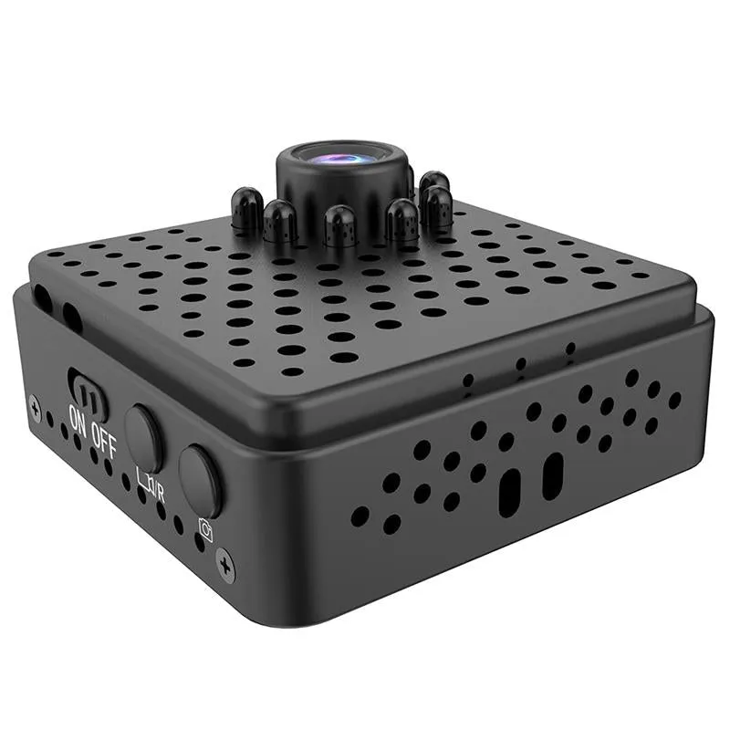 1080P Hd Wifi Mini Security Camera With Wide Angle Motion Detection Night Vision & Tf Card Support