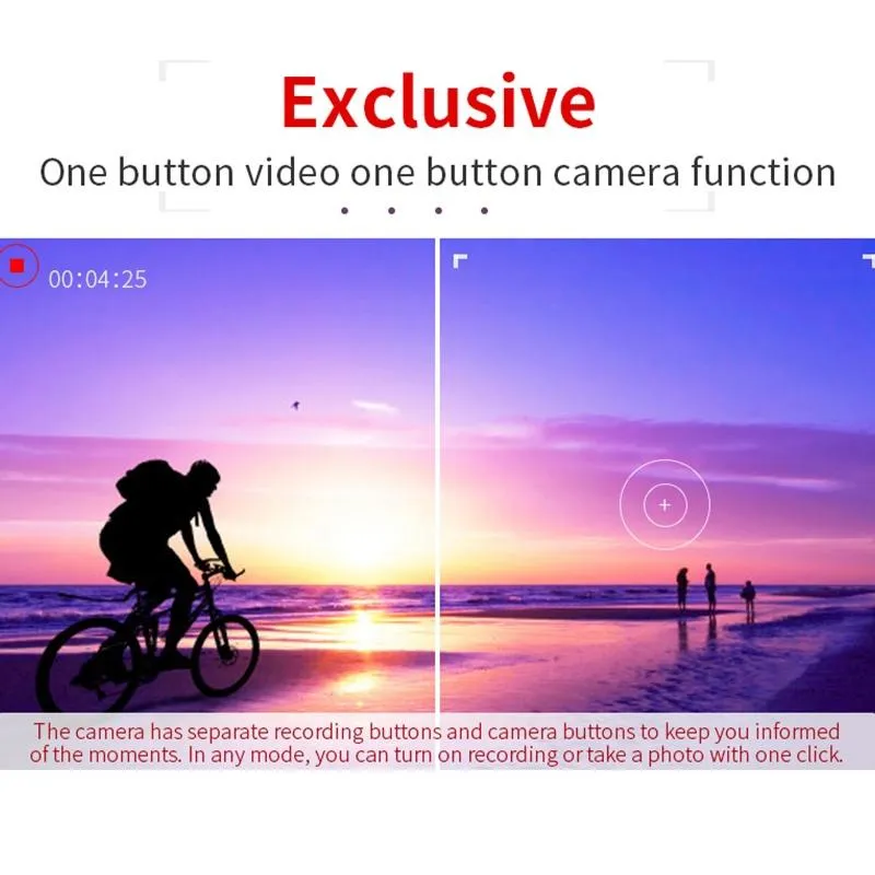 1080P Hd Wifi Mini Security Camera With Wide Angle Motion Detection Night Vision & Tf Card Support