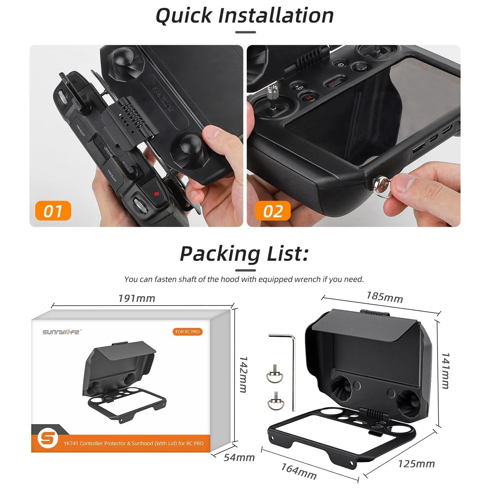 2-in-1 Sun Hood & Screen Protector | Controllers | Monitors