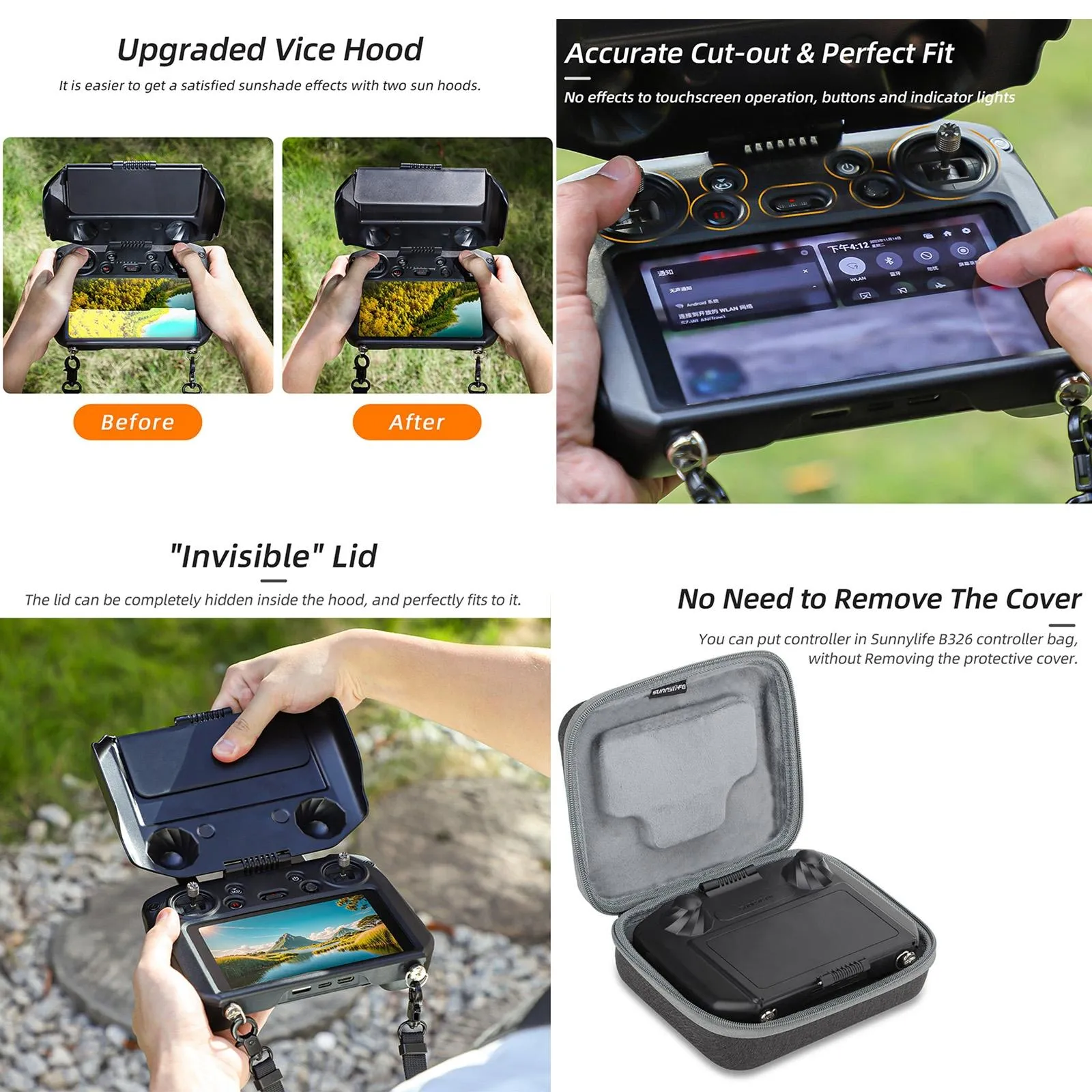 2-in-1 Sun Hood & Screen Protector | Controllers | Monitors