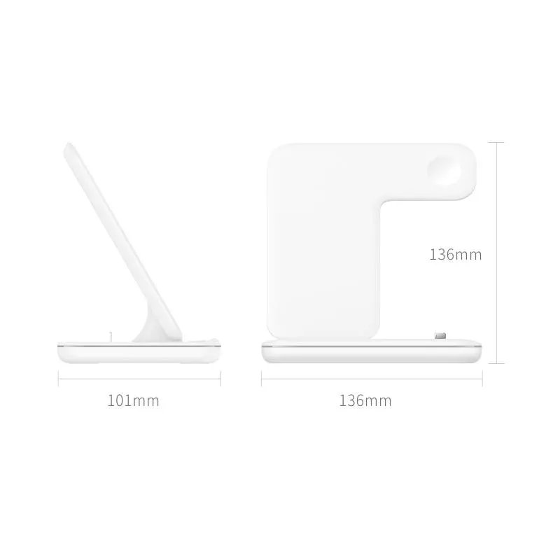 3 In 1 Magnetic Wireless Charger With Touch Ring Light