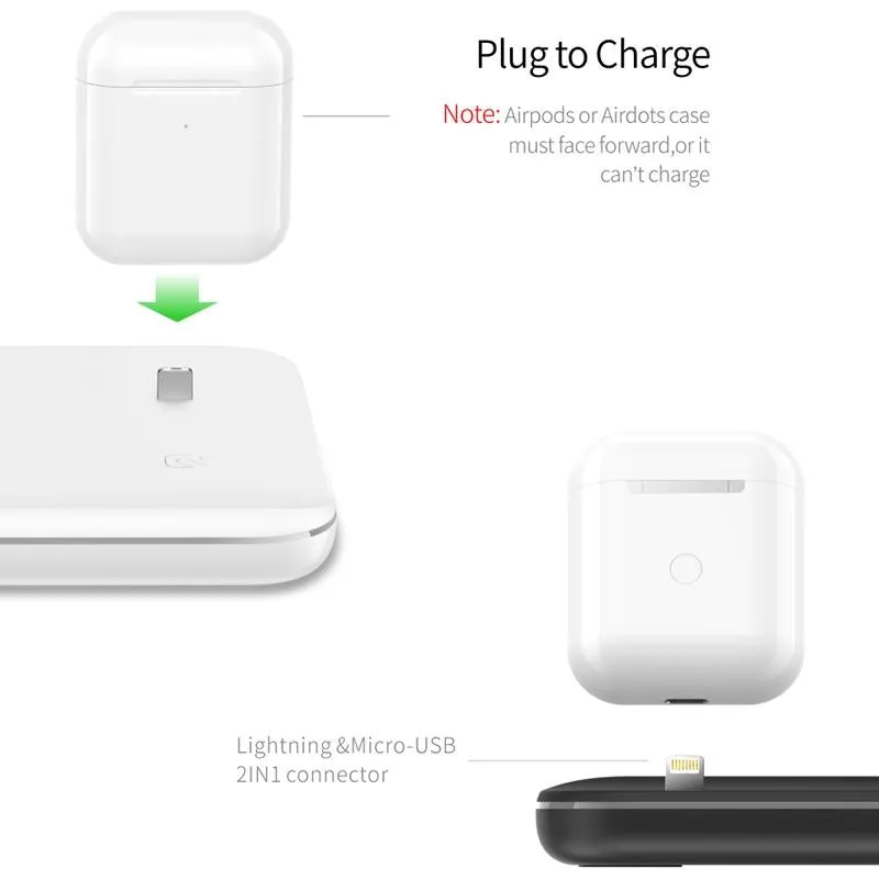 3 In 1 Magnetic Wireless Charger With Touch Ring Light