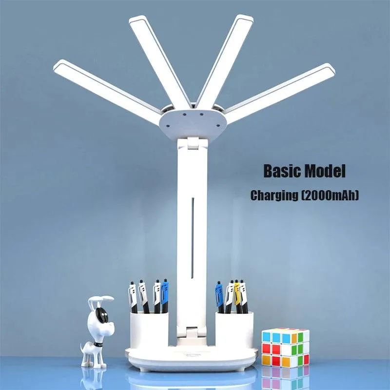 3 in 1 Multifunction LED Desk Lamp with Smart Digital Display and Wireless Charging