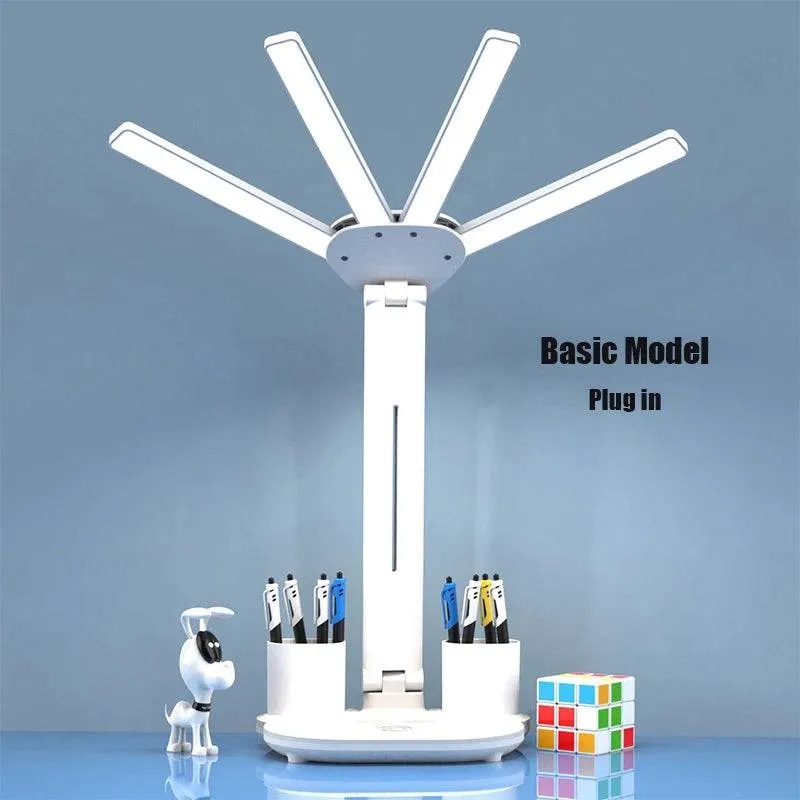 3 in 1 Multifunction LED Desk Lamp with Smart Digital Display and Wireless Charging