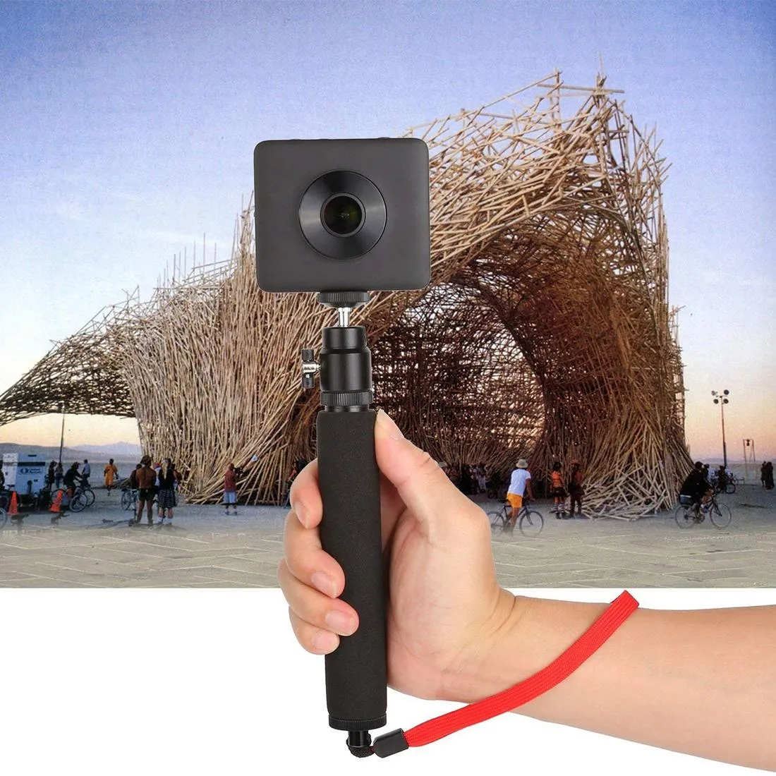 360° Selfie Stick | For GoPro | Cellphone & Compact Cameras | 210mm to 525mm Length
