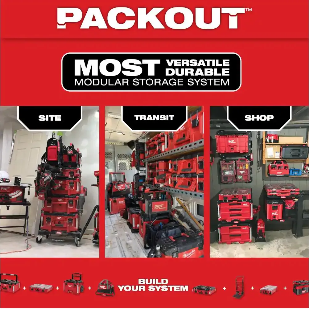 48-22-8451 Milwaukee PACKOUT Tool Box Customizable Foam Insert
