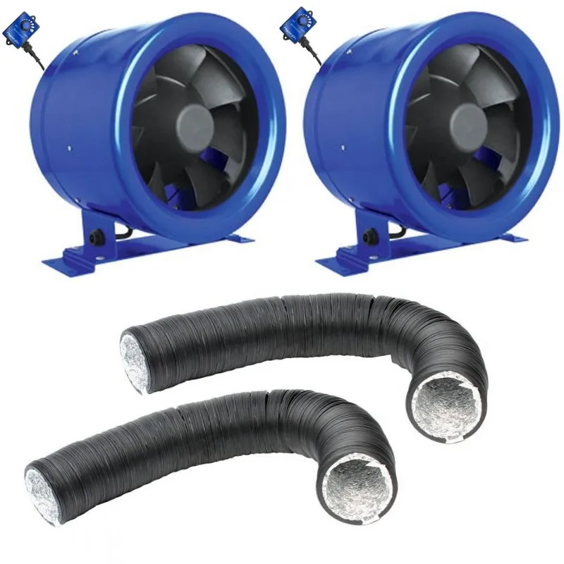 6 Inch Hyper Fan   PVC Ducting Kit