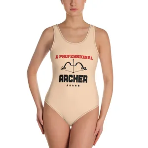 A PROFESSIONAL ARCHER - One-Piece Swimsuit