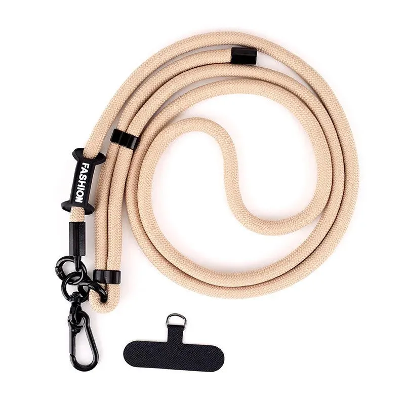 Adjustable Crossbody Phone Lanyard with Patch