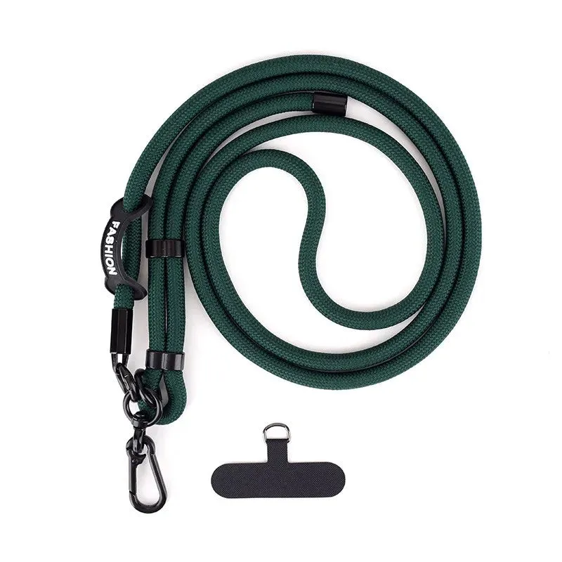Adjustable Crossbody Phone Lanyard with Patch