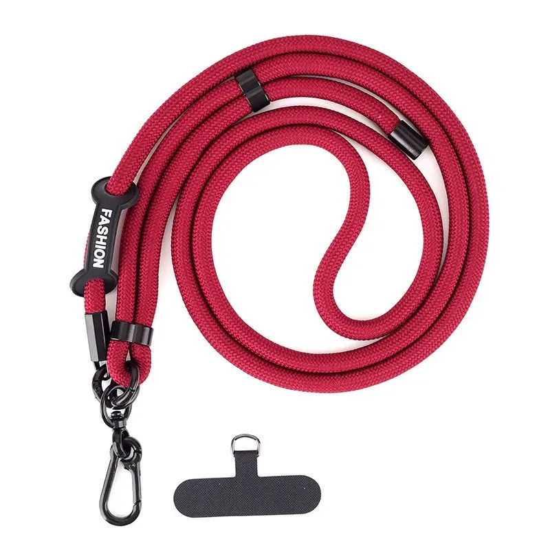 Adjustable Crossbody Phone Lanyard with Patch