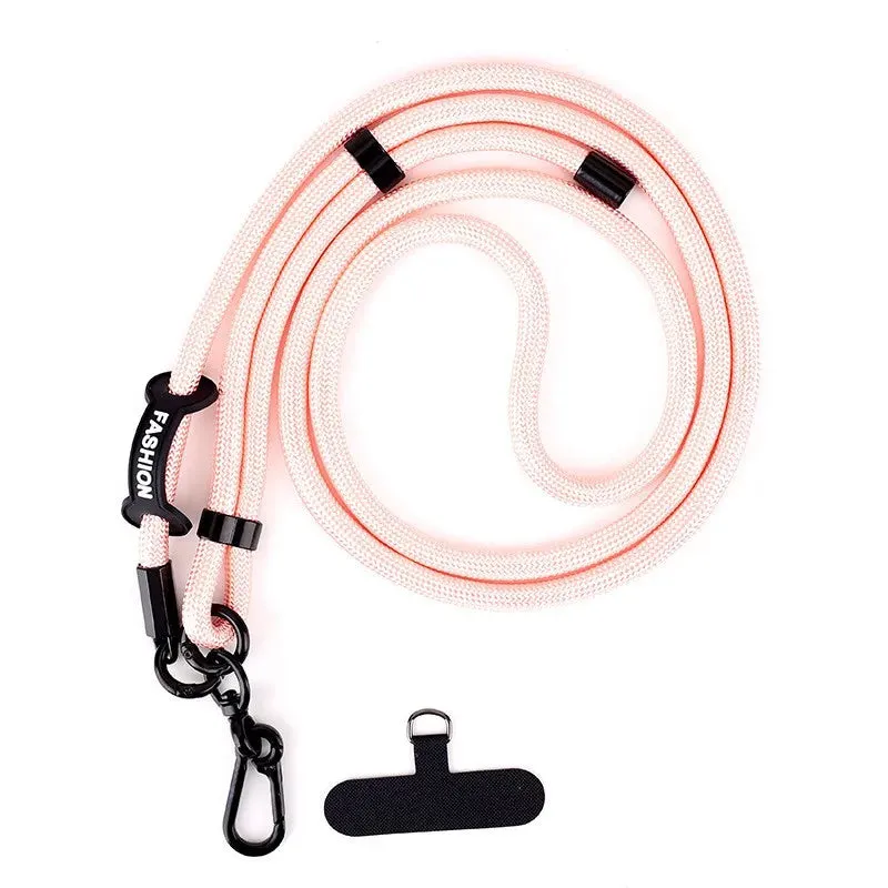 Adjustable Crossbody Phone Lanyard with Patch