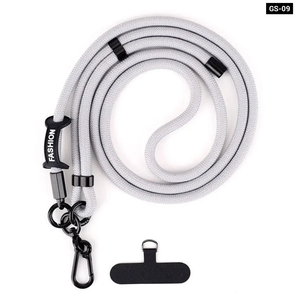 Adjustable Crossbody Phone Lanyard with Patch