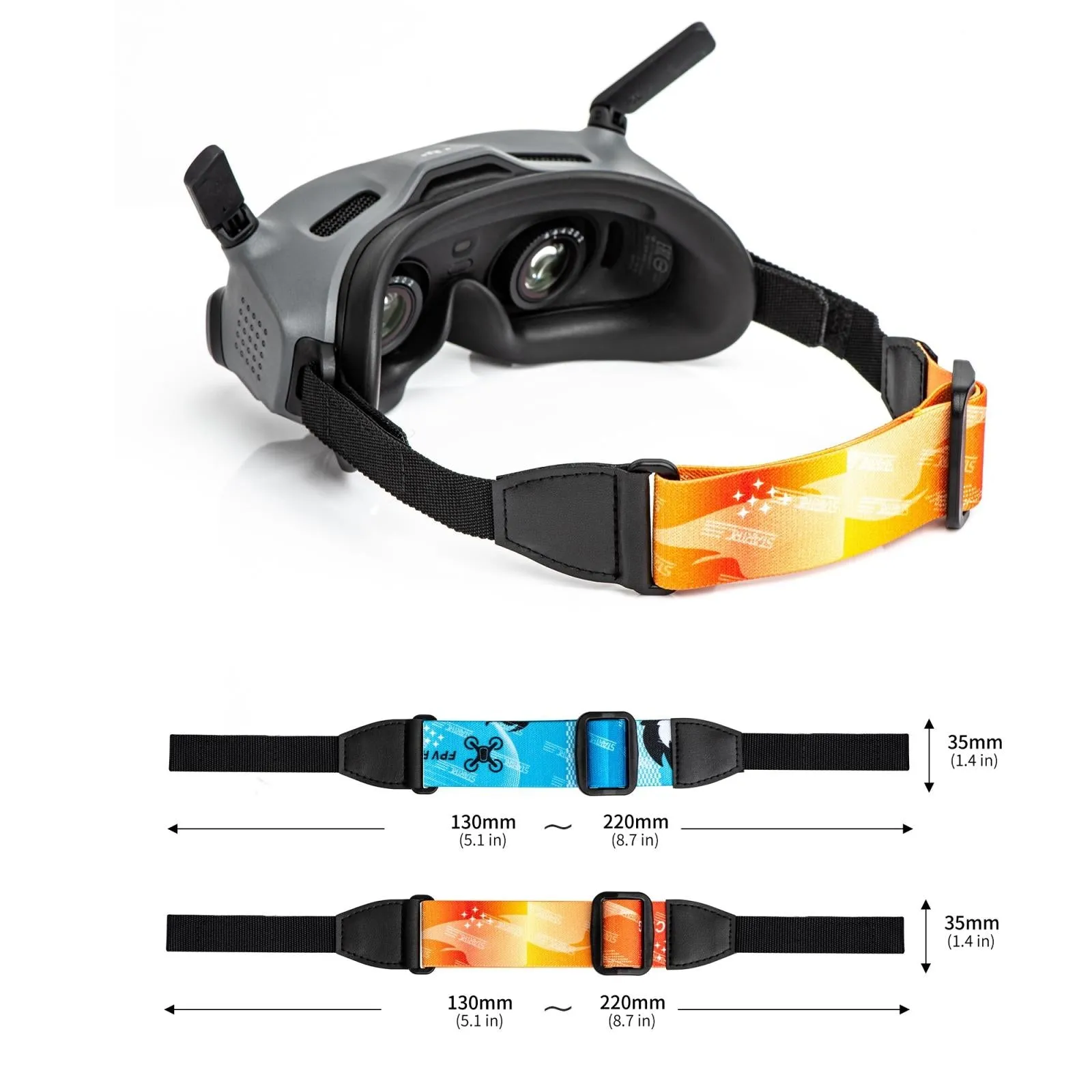 Adjustable Headband for Dji Avata Goggles 2 - Elastic Straps