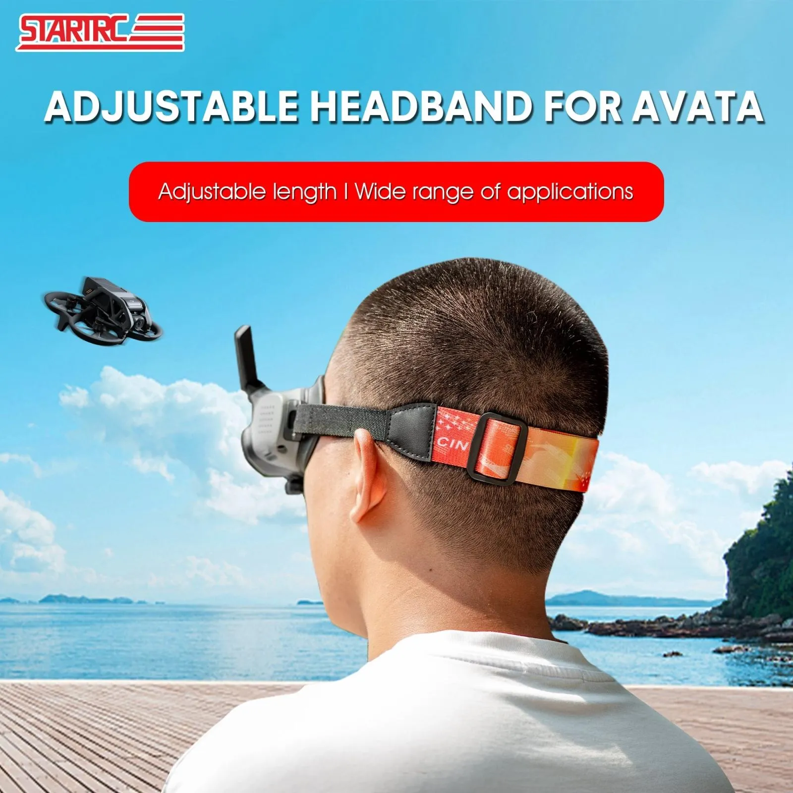 Adjustable Headband for Dji Avata Goggles 2 - Elastic Straps