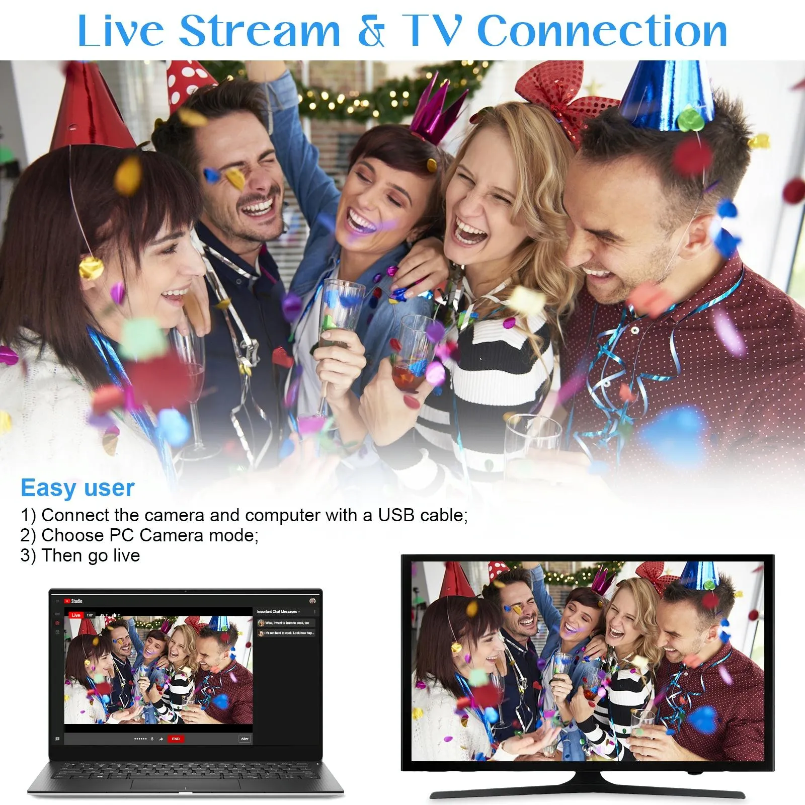 Af2 5600Px 18X Zoom 4K Digital Video Camera With Fill Light & Wide Angle Lens