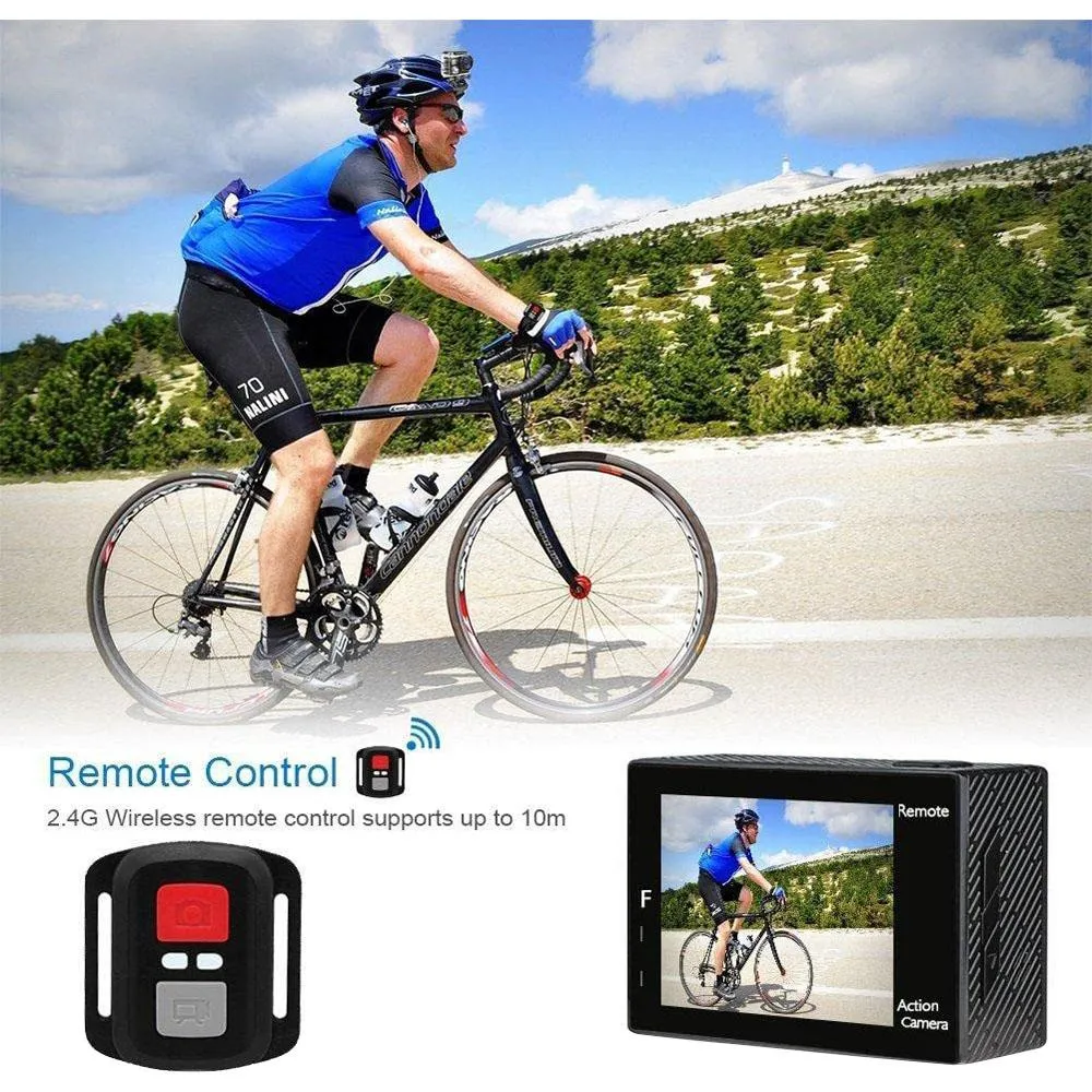 Akaso V50 Action Camera-Native 4K/30fps 20 MP with Wifi - Open Box