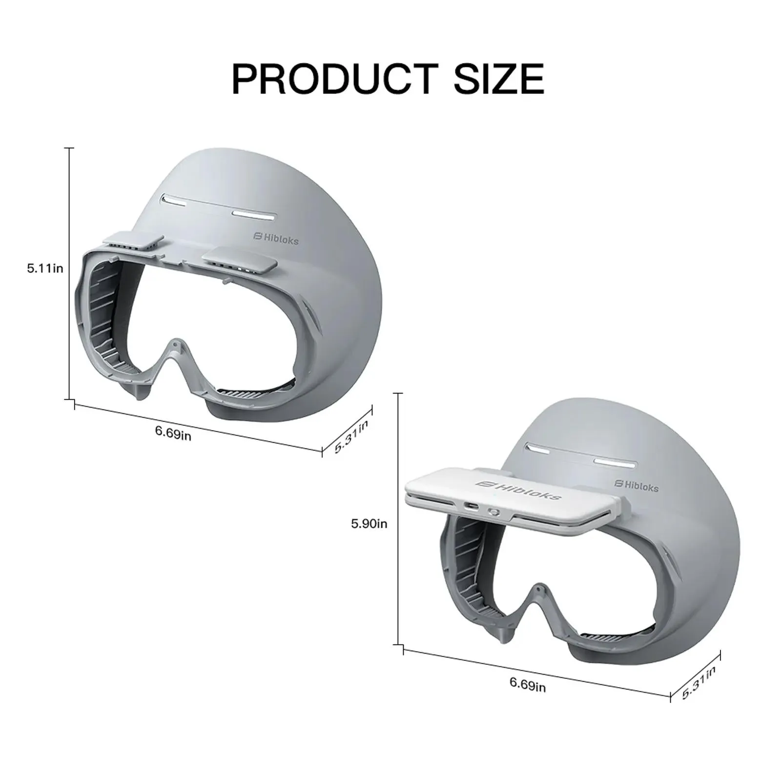 Comfortable Ice Silk Vr Face Cushion for Pico 4 Hibloks