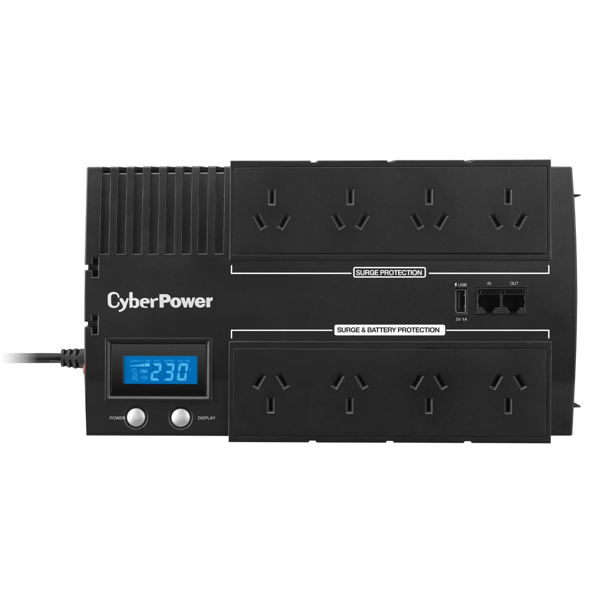 CyberPower BRIC-LCD 700VA 390W Line Interactive UPS