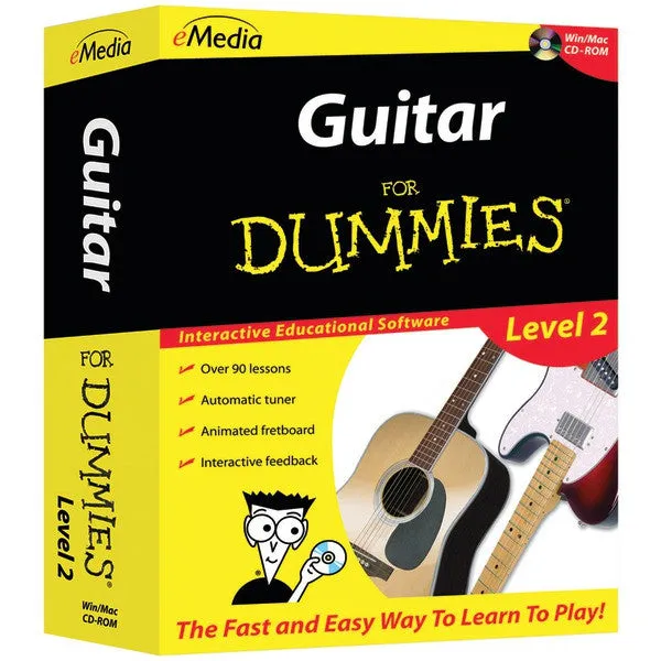 EMEDIA FD09107 Guitar for Dummies Level 2 CD-ROM