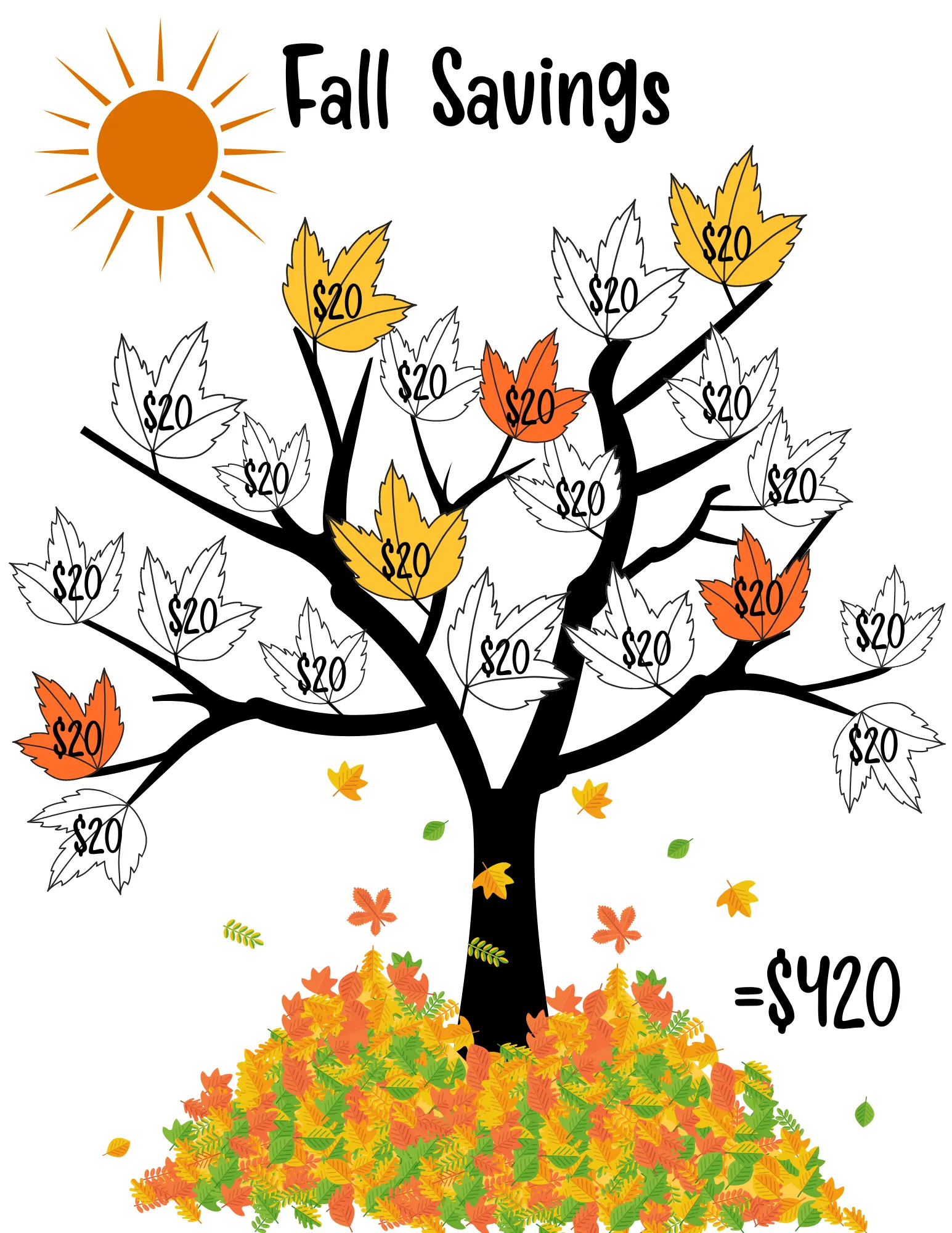 Fall Savings Challenge