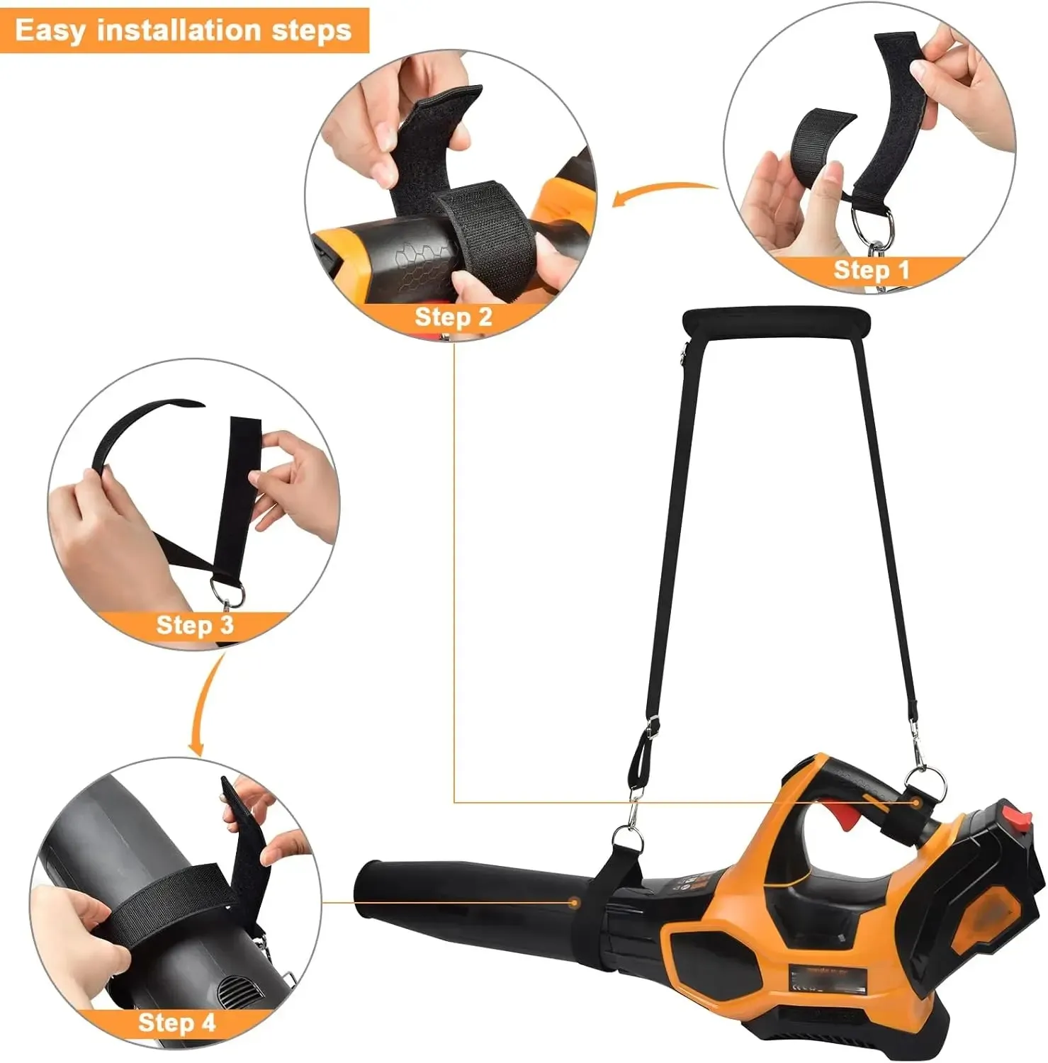 For Dewalt / Ego Power  / Worx / Lazyboi Universal Leaf Blower Shoulder Straps With Anti Slip Padding