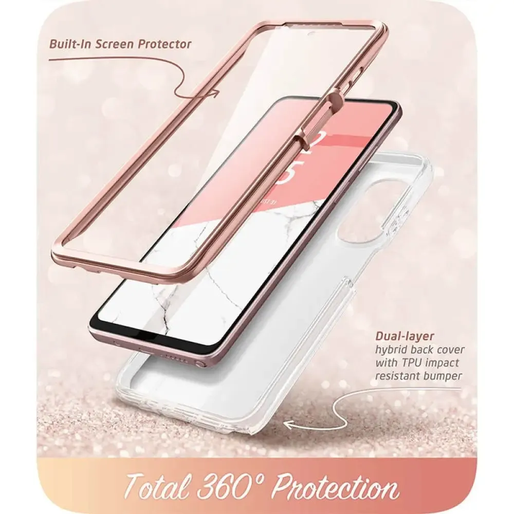 For Moto g Stylus Case 5g (2022) I-blason Cosmo Cosmo Slim Full-body Stylish Protective Case with Built-in Screen Protector