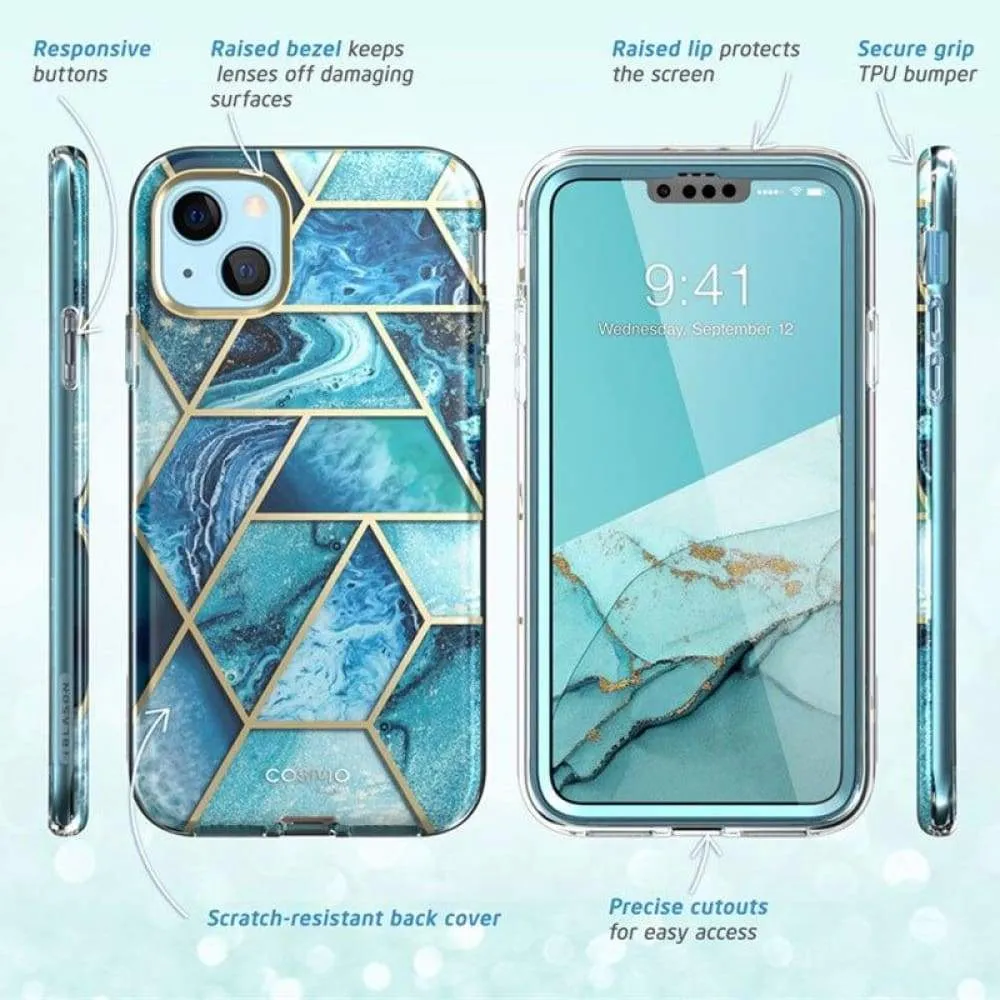 Full-body Bumper Case with Built-in Screen Protector for Iphone 13