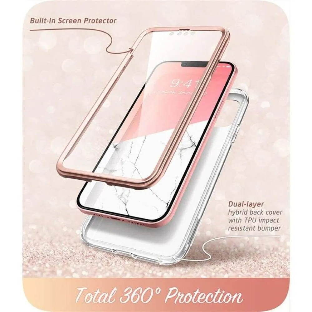 Full-body Bumper Case with Built-in Screen Protector for Iphone 13