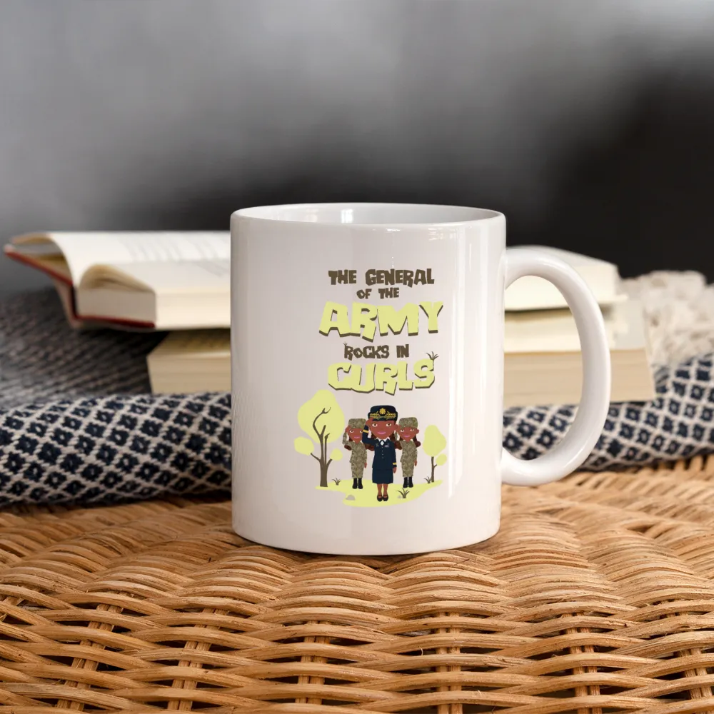 General of the Army Rocks in Curls Coffee/Tea Mug