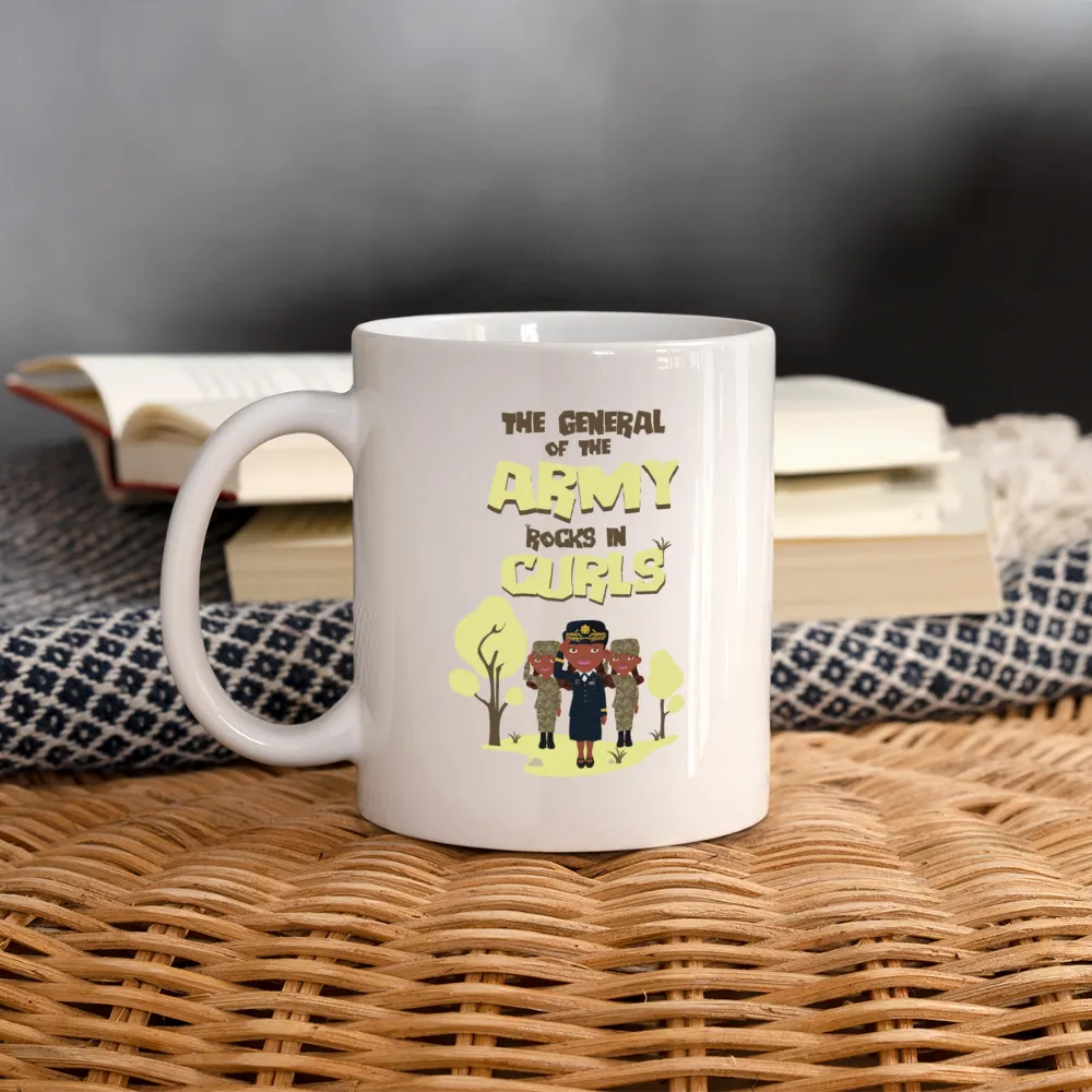 General of the Army Rocks in Curls Coffee/Tea Mug
