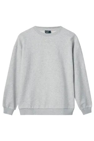 H2O - Base Woman Sweat O'Neck - 1020 Lt. Grey Mel
