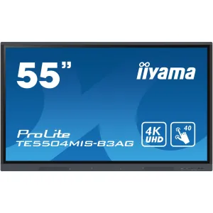 Iiyama ProLite TE5504MIS-B3AG 55’’ Interactive  4K UHD LCD Touchscreen with Integrated Whiteboard Software