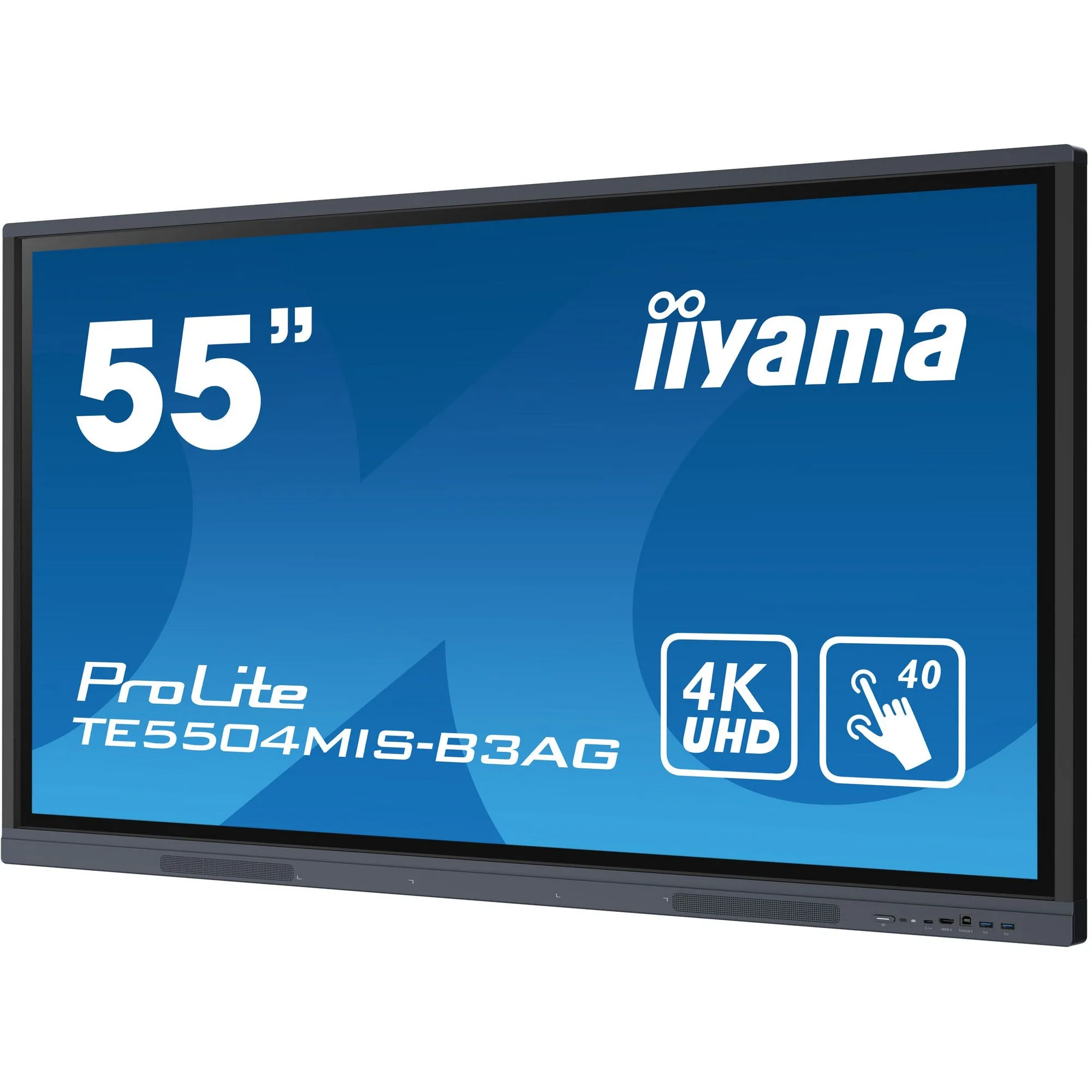 Iiyama ProLite TE5504MIS-B3AG 55’’ Interactive  4K UHD LCD Touchscreen with Integrated Whiteboard Software
