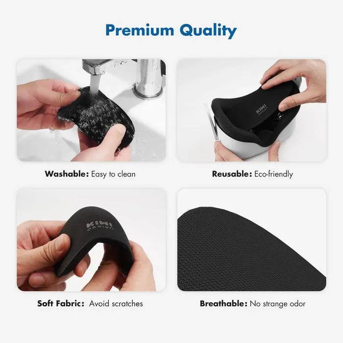 KIWI Design Lens Protector For VR Headset (Black) (KW-Q2-4-US)