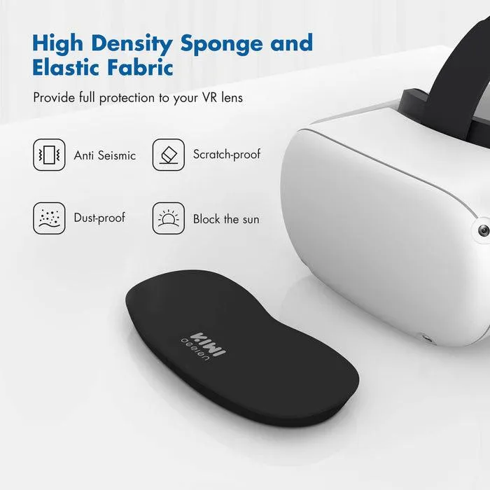 KIWI Design Lens Protector For VR Headset (Black) (KW-Q2-4-US)