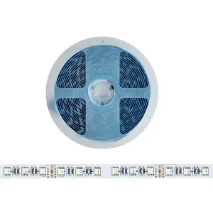 LED RGBWW Flexible Tape Light 12V or 24V DC 16 ft Reel IP20