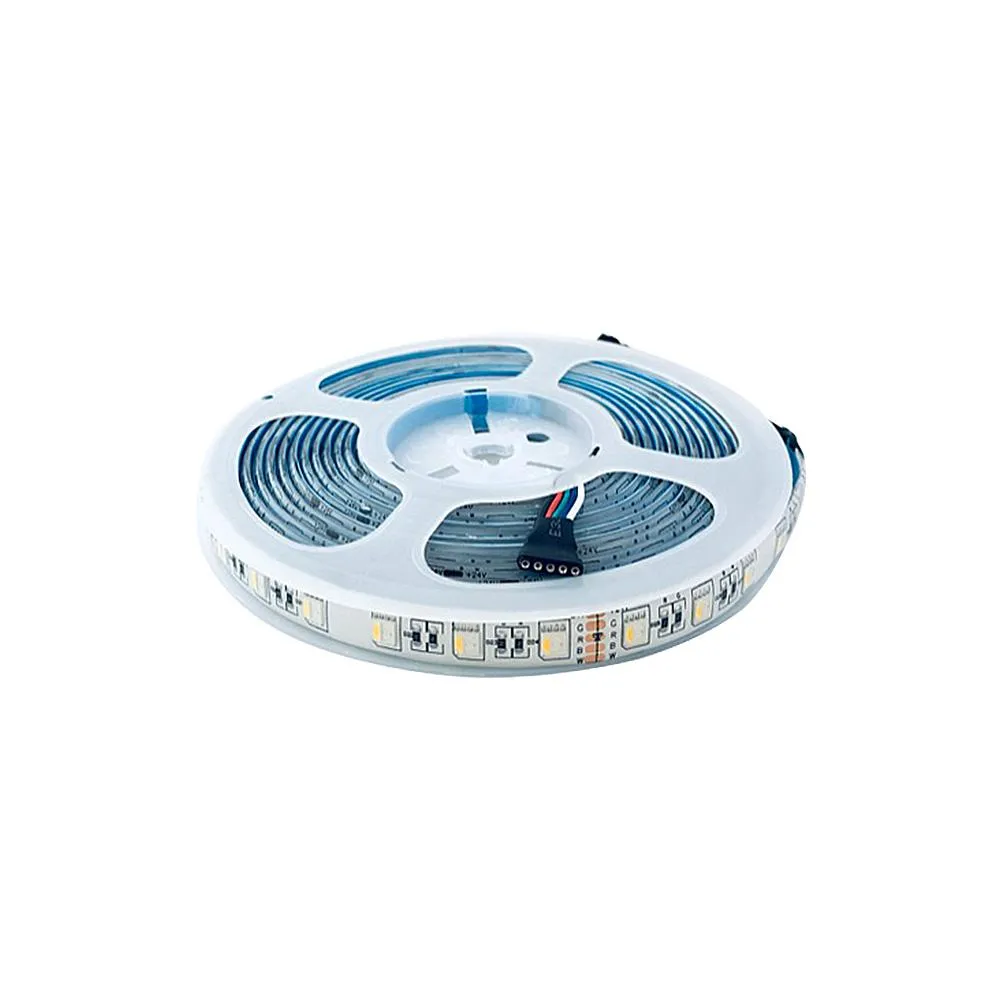 LED RGBWW Flexible Tape Light 24V DC 16 ft Reel IP65