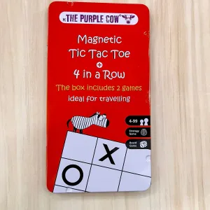 Magnetic Tin - 4 In A Row & Tic Tac Toe