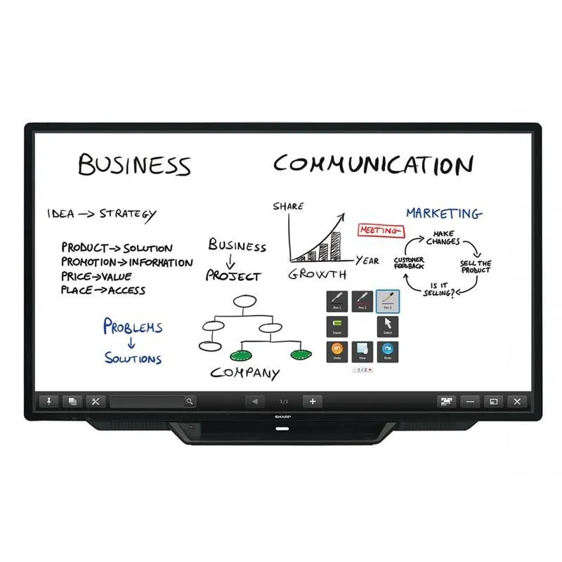 Sharp 80 inches Interactive Whiteboard PN80TC3