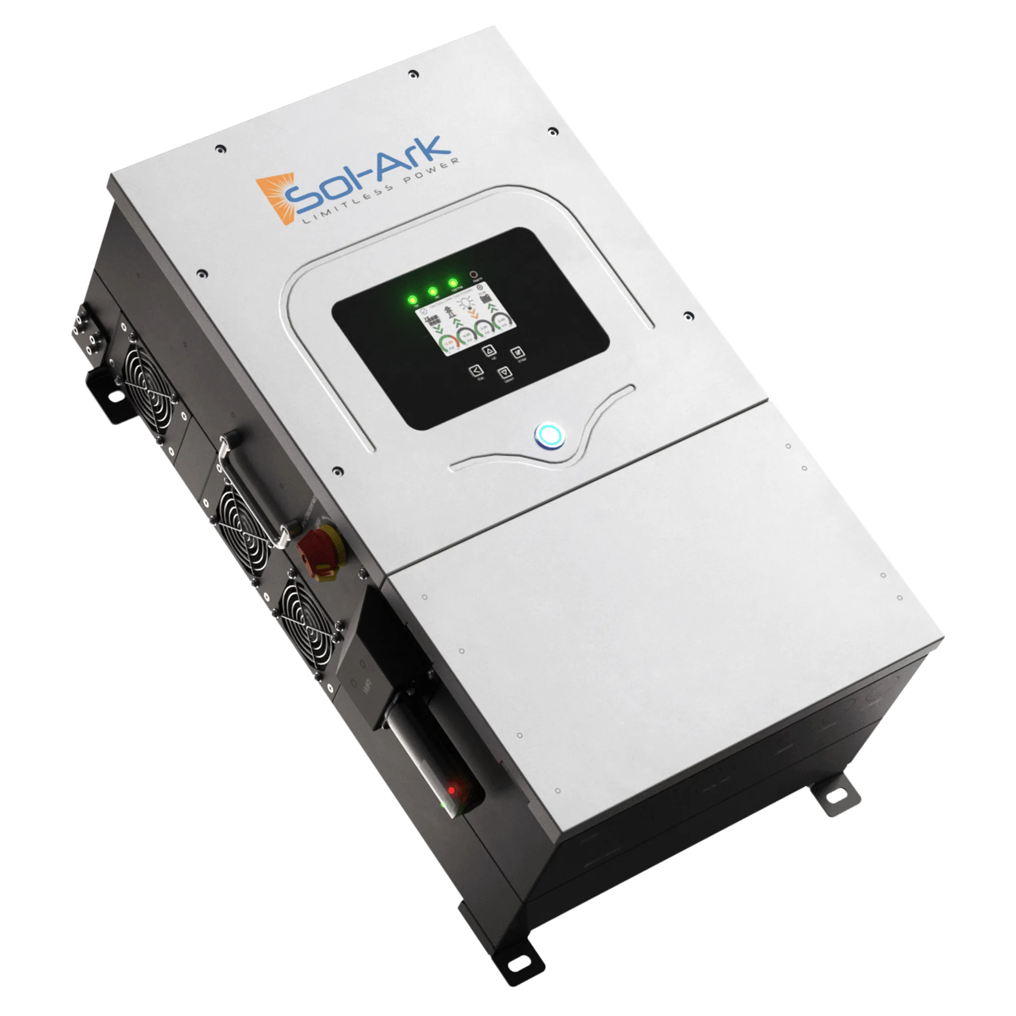 Sol-Ark | 12K EMP Hardened | All-In-One Pre-Wired Hybrid Solar Inverter | 120/240/208V 48V  | 10-Year Warranty